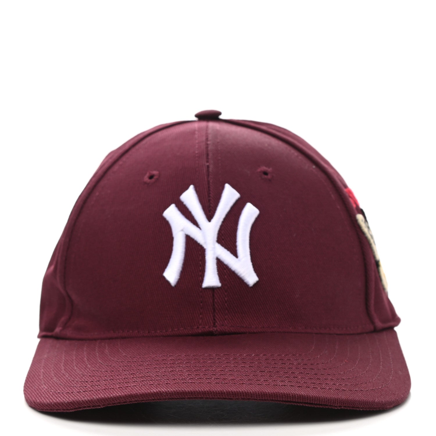 Gucci X MLB Cotton NY Yankees Baseball Hat 57-61 Lacquer 3 of 9