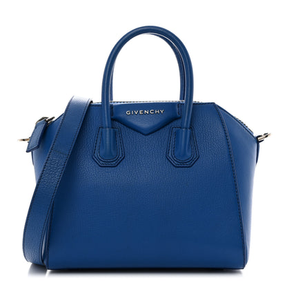 Givenchy Sugar Goatskin Mini Antigona Indigo Blue 1 of 10