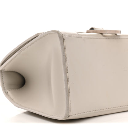 Balenciaga Shiny Box Calfskin Small Hourglass Top Handle Bag Chalky White 10 of 18