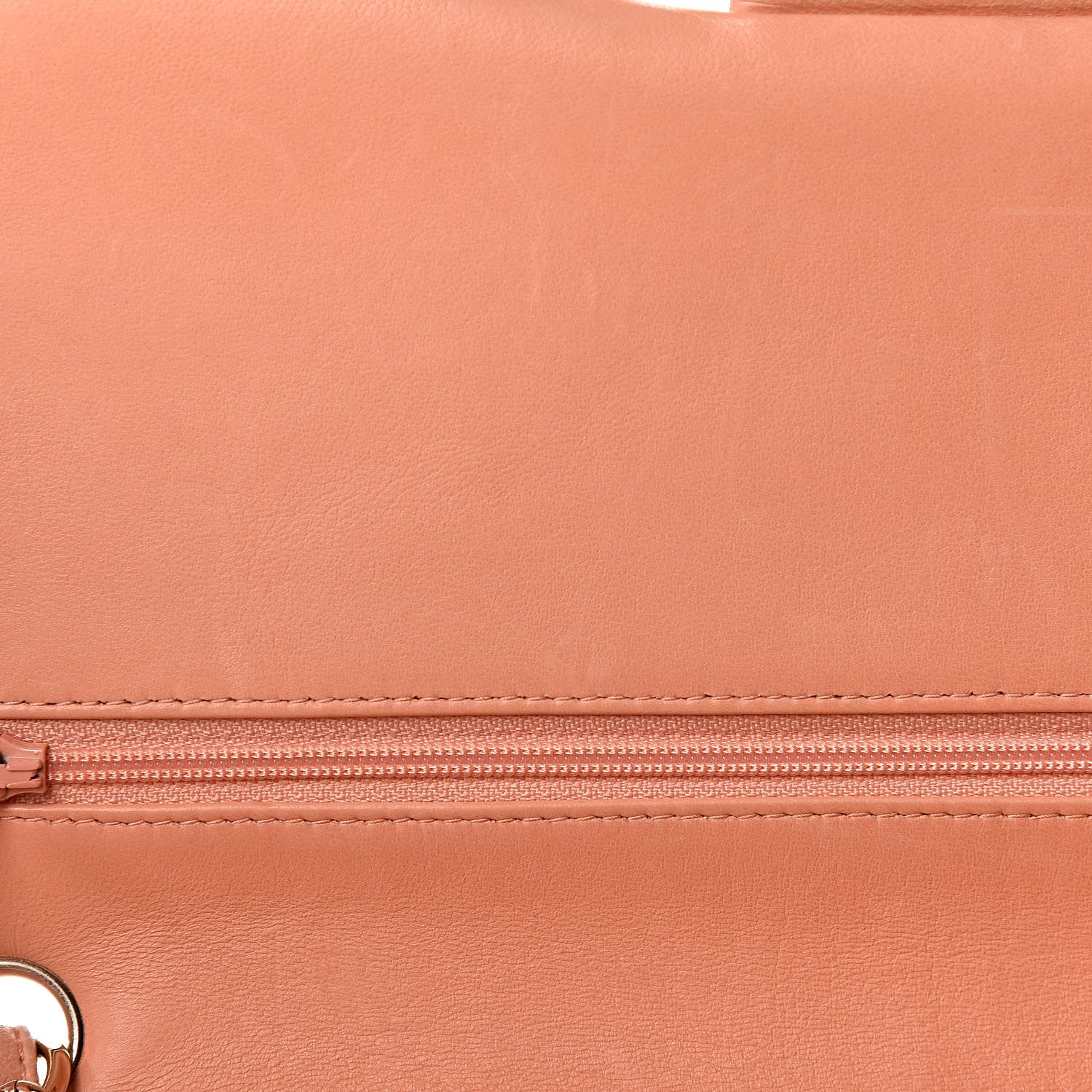 Chanel Lambskin Quilted Jumbo Double Flap Light Orange 12 of 37