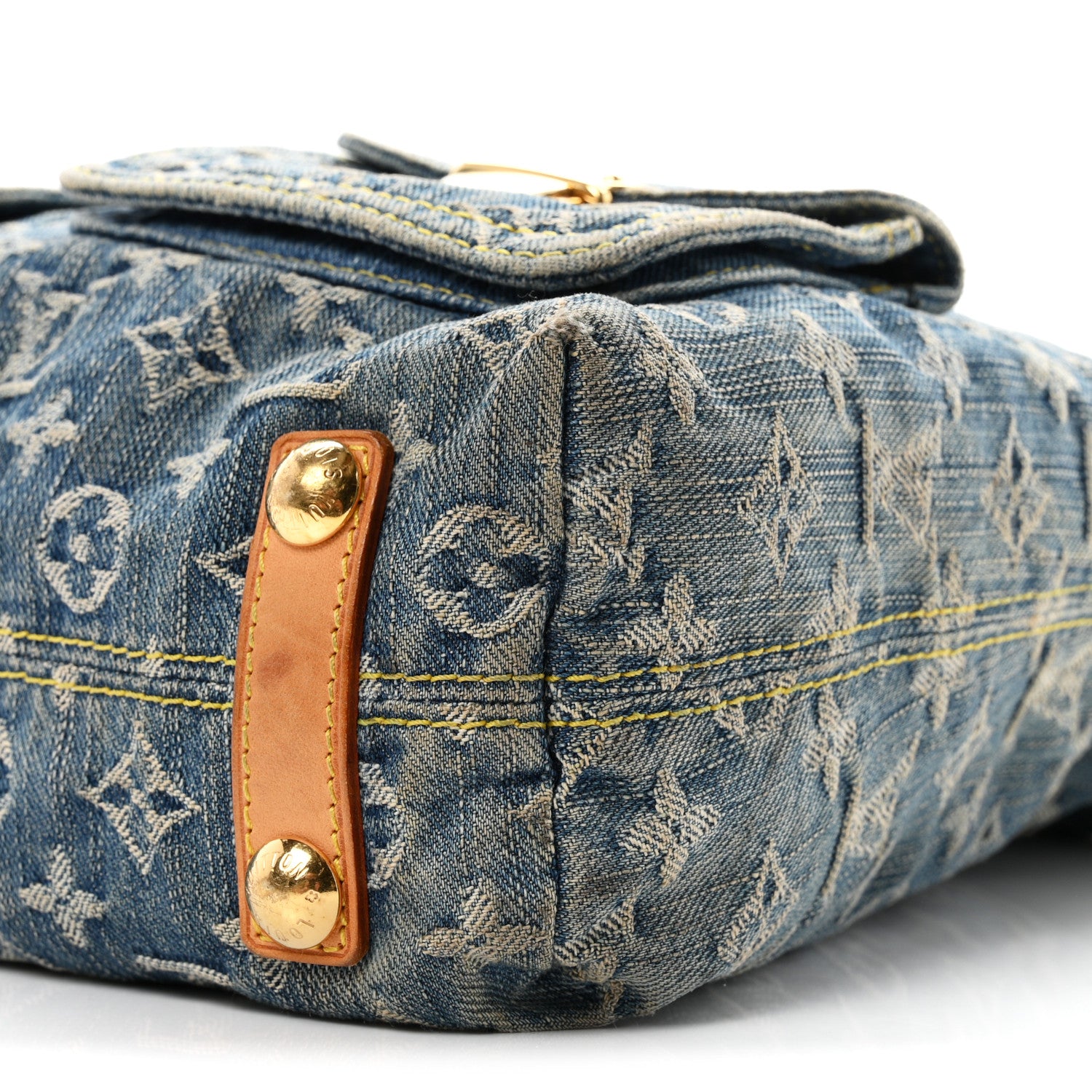 Louis Vuitton Denim Baggy GM Blue 9 of 10