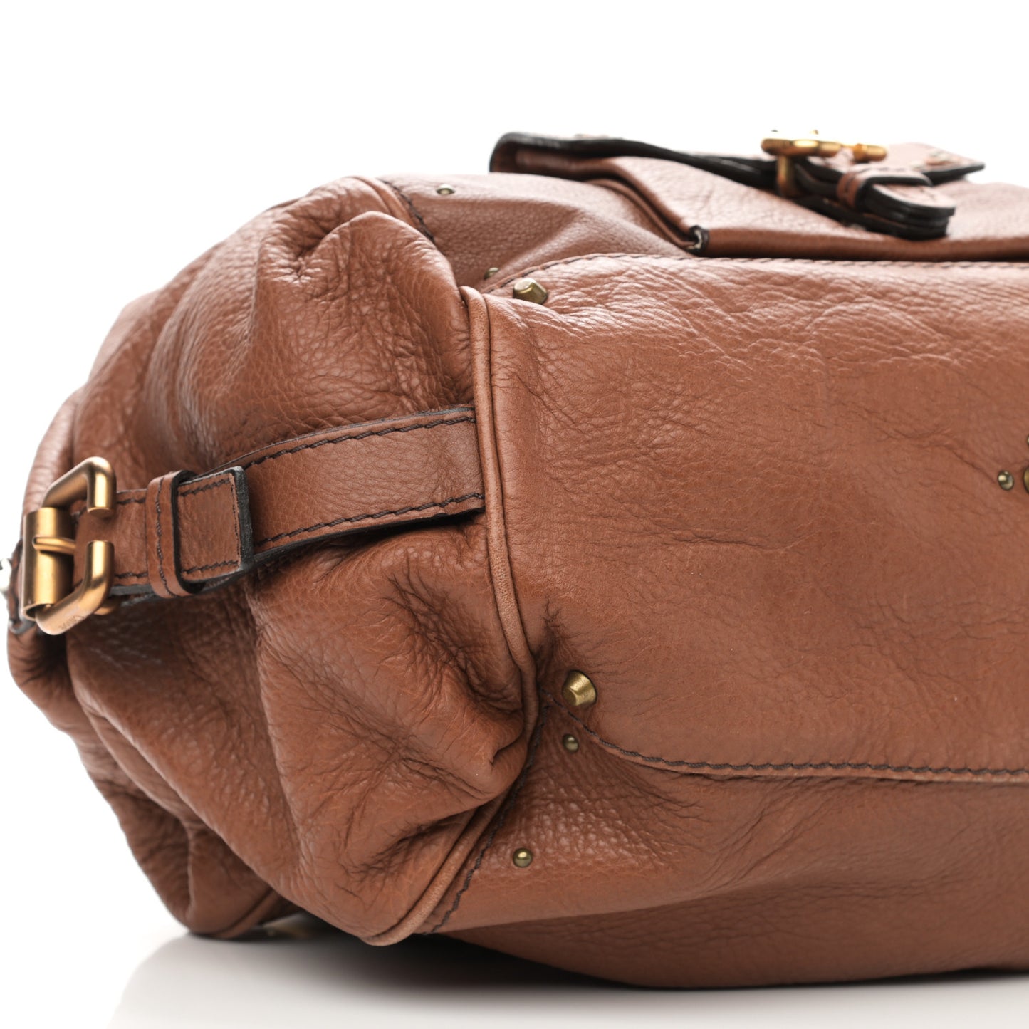 Calfskin Medium Paddington Satchel Nut