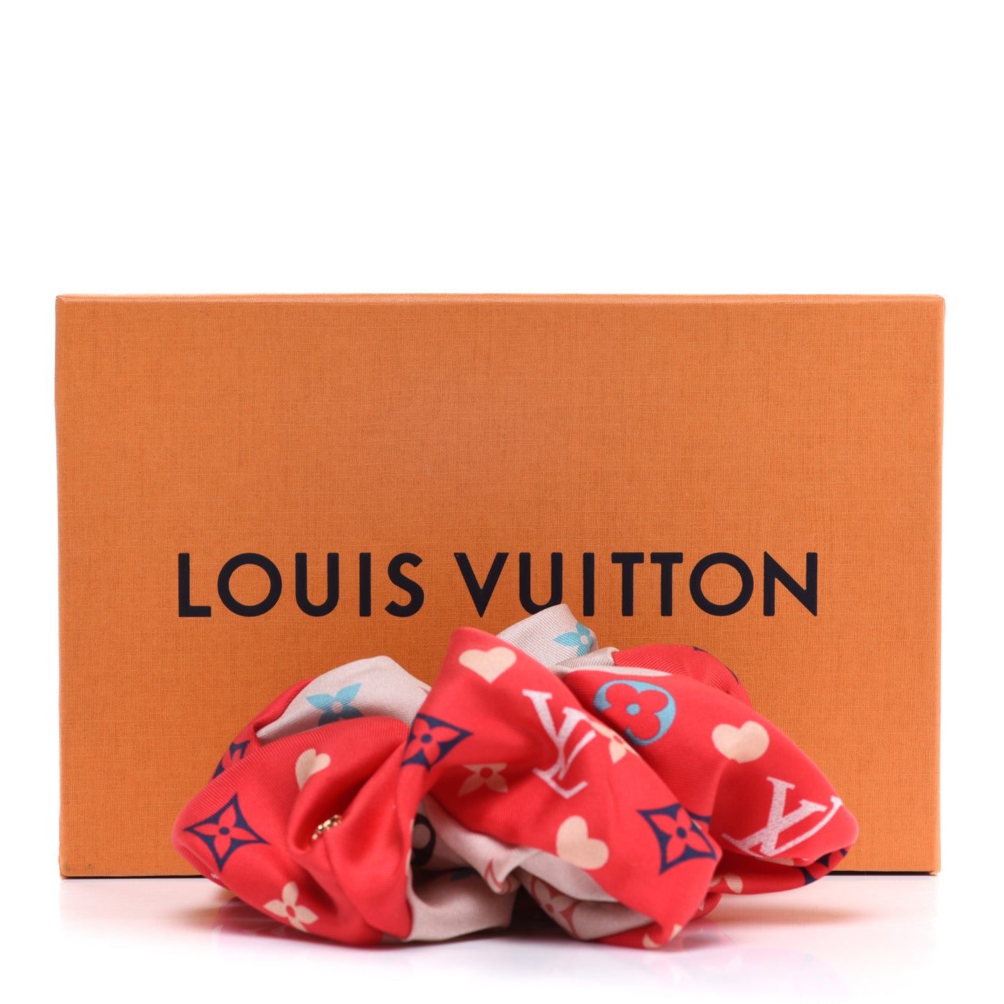 Silk Game On Chouchou Trop Chou Scrunchie Red