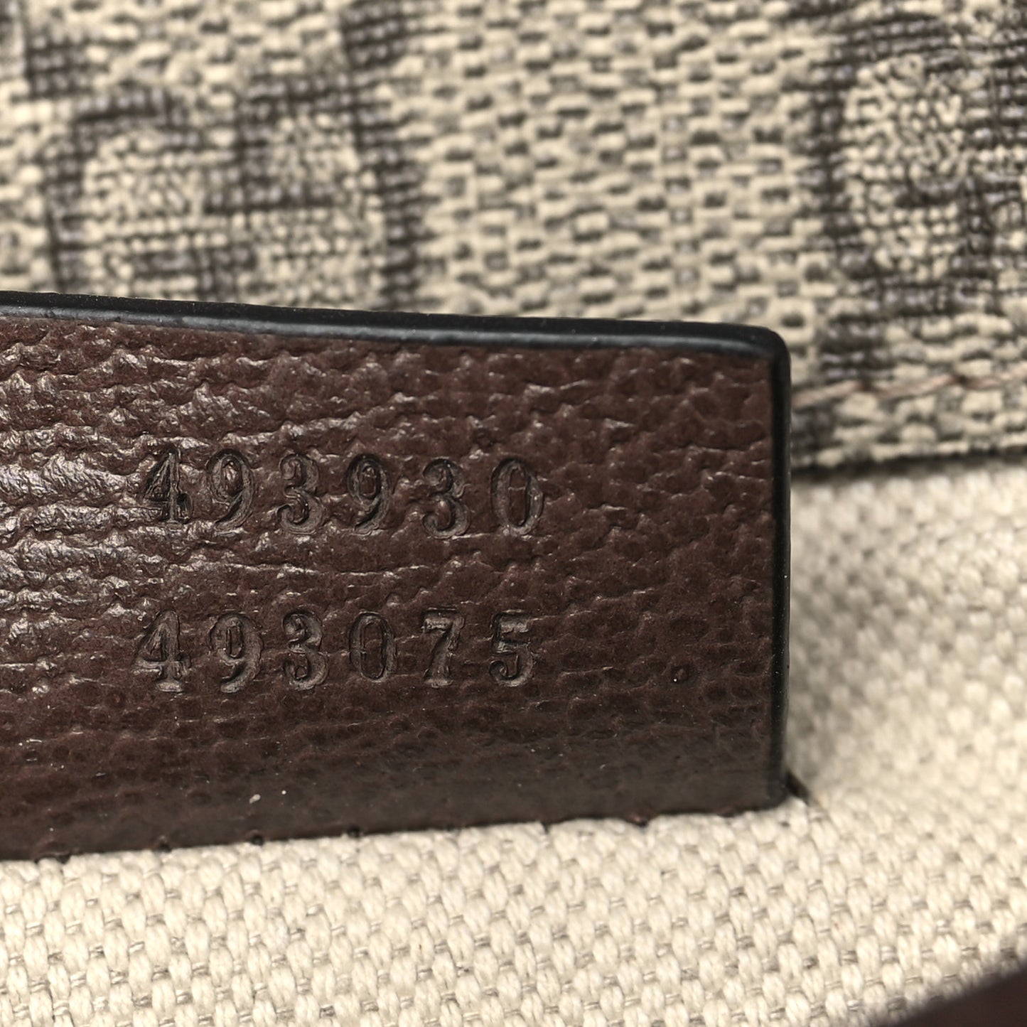 GG Supreme Monogram Neo Vintage Web Belt Bag Brown