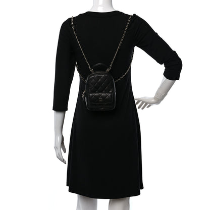 Chanel Caviar Quilted CC Mini Classic Backpack Black 2 of 10