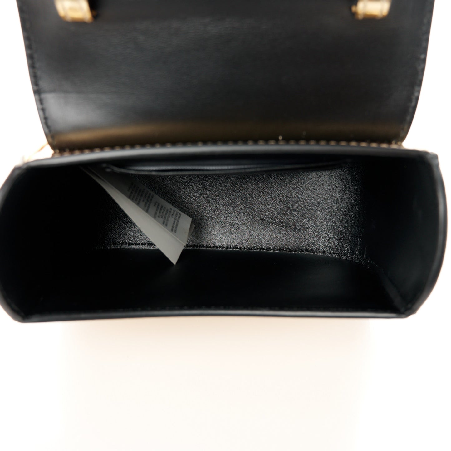 Metallic Calfskin Mini La Medusa Bag Gold