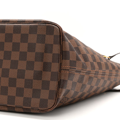 Louis Vuitton Damier Ebene Neo Neverfull MM Rose Ballerine 12 of 13