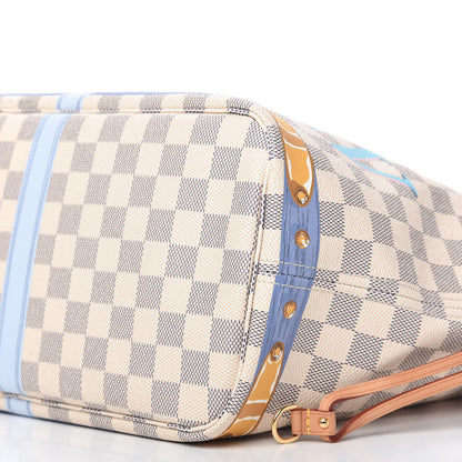 Louis Vuitton Damier Azur Summer Trunks Neo Neverfull MM 7 of 11