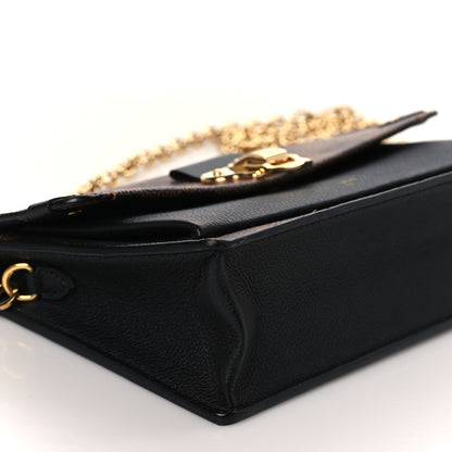 Louis Vuitton Damier Ebene Vavin Chain Wallet Black 7 of 8