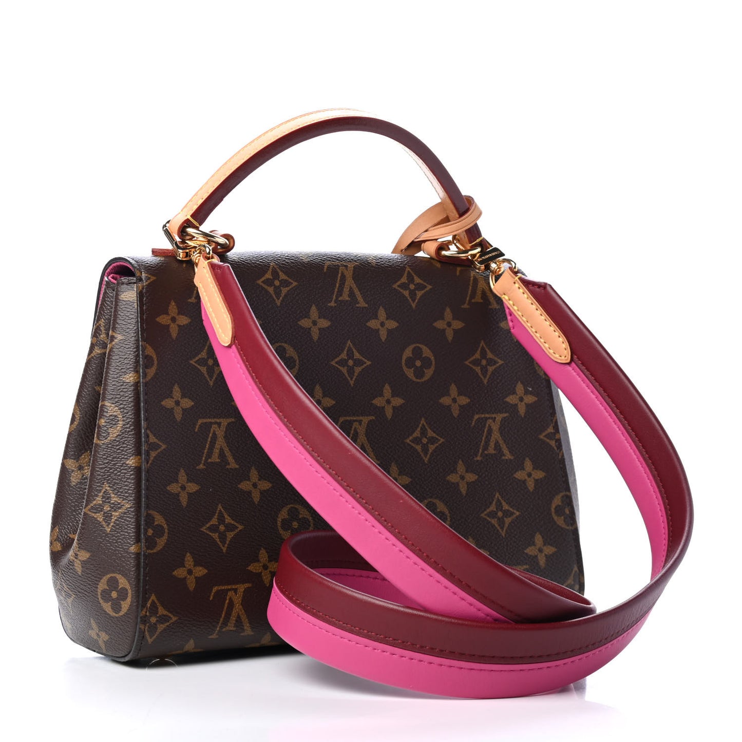 Monogram Cluny BB Bordeaux Fuchsia
