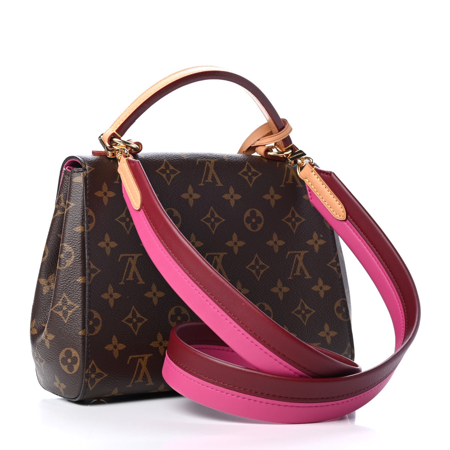 Louis Vuitton Monogram Cluny BB Bordeaux Fuchsia 2 of 4