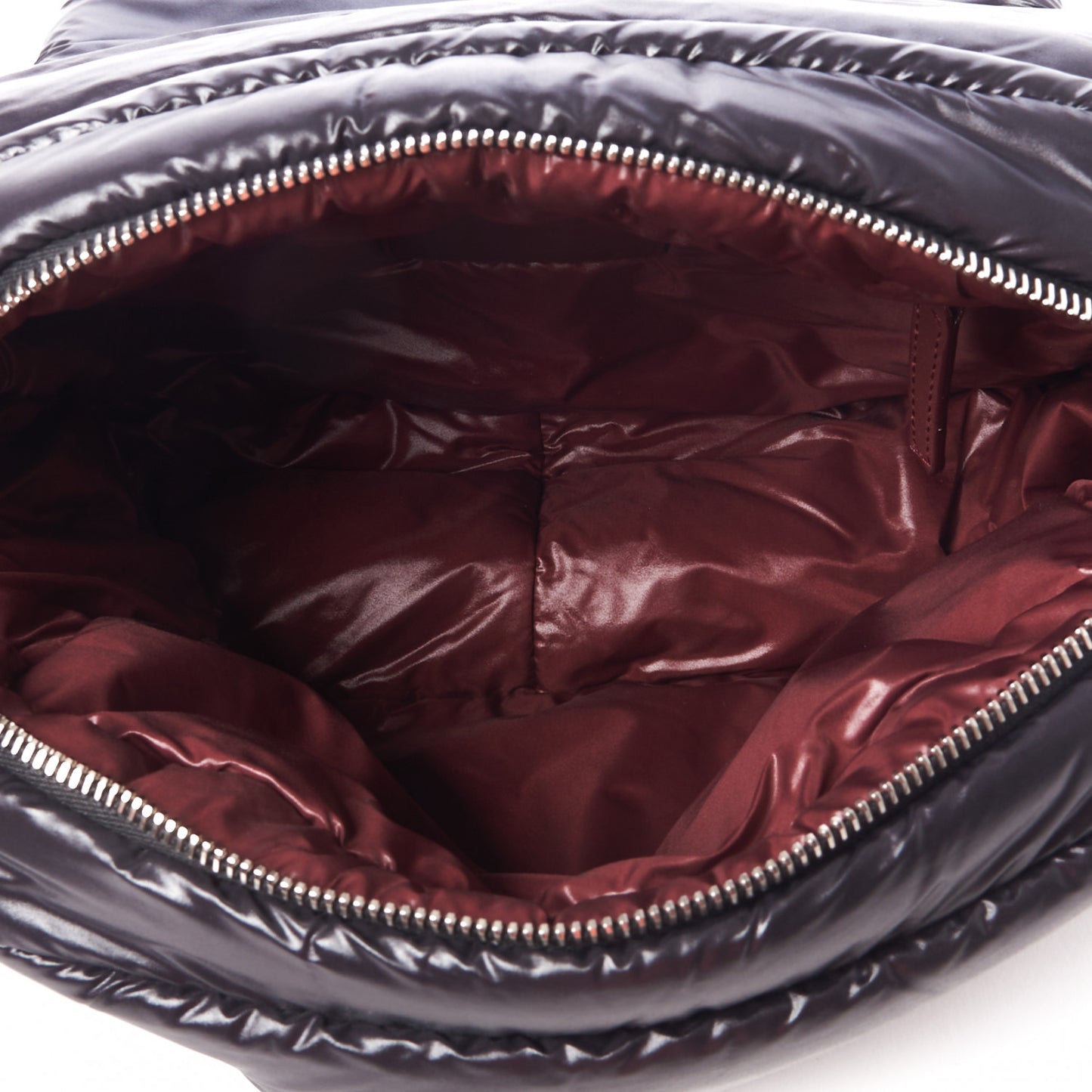 Nylon Small Coco Cocoon Messenger Bag Black