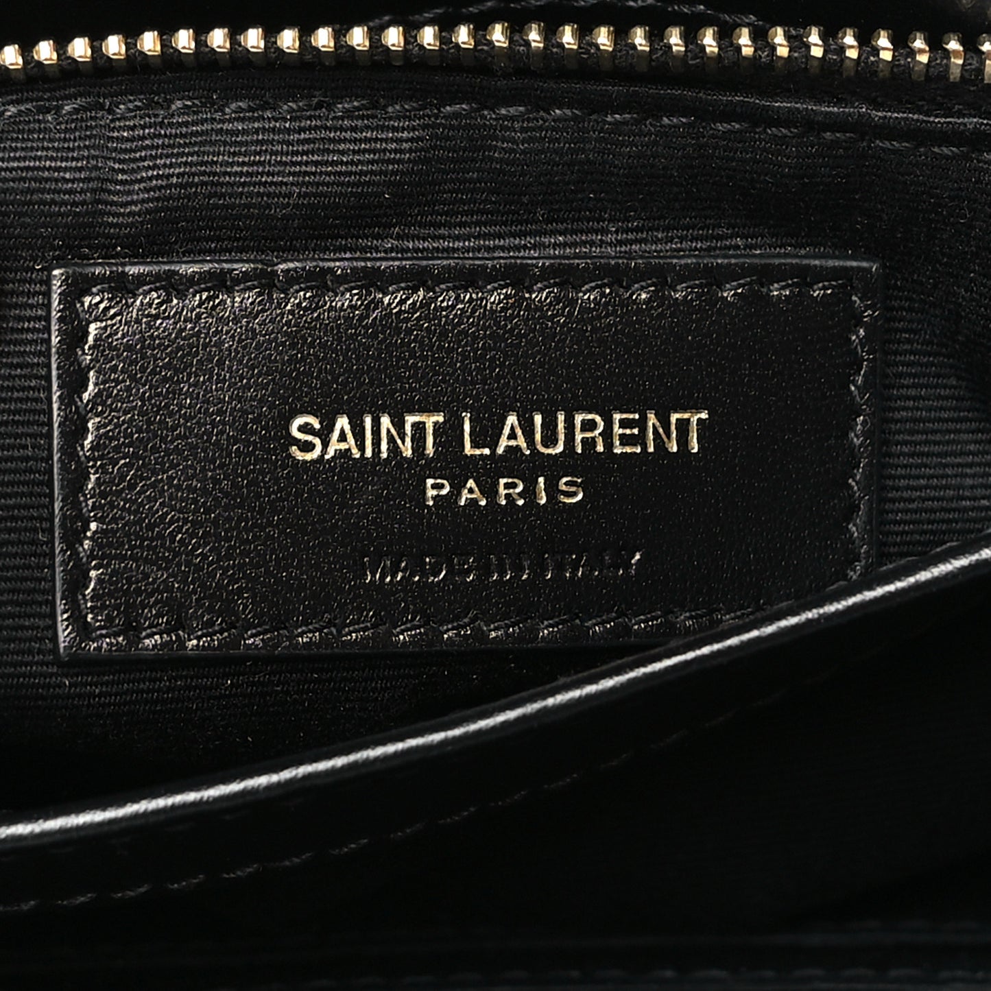 Calfskin Y Quilted Monogram Toy Loulou Crossbody Bag Black