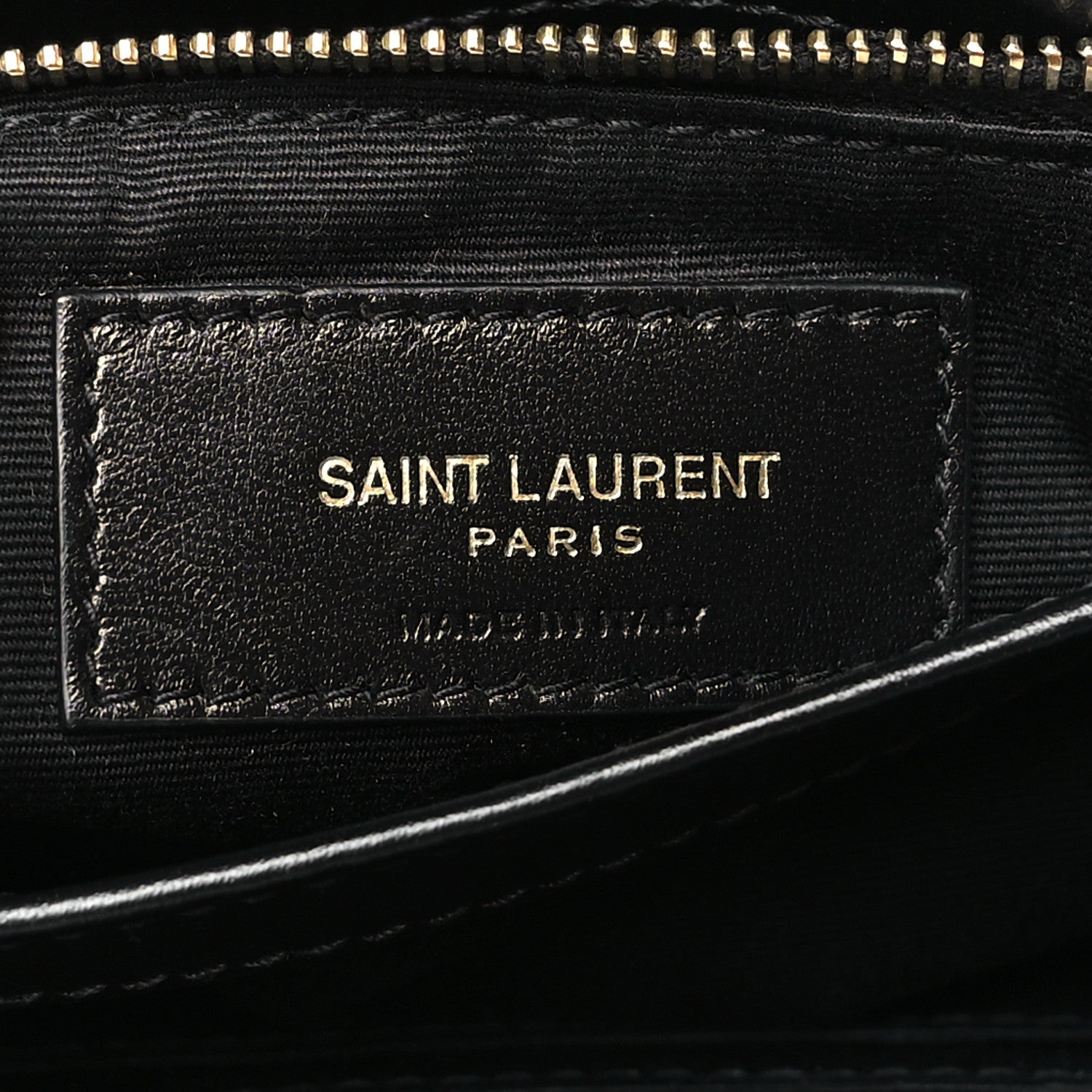 Saint Laurent Calfskin Y Quilted Monogram Toy Loulou Crossbody Bag Black 6 of 11