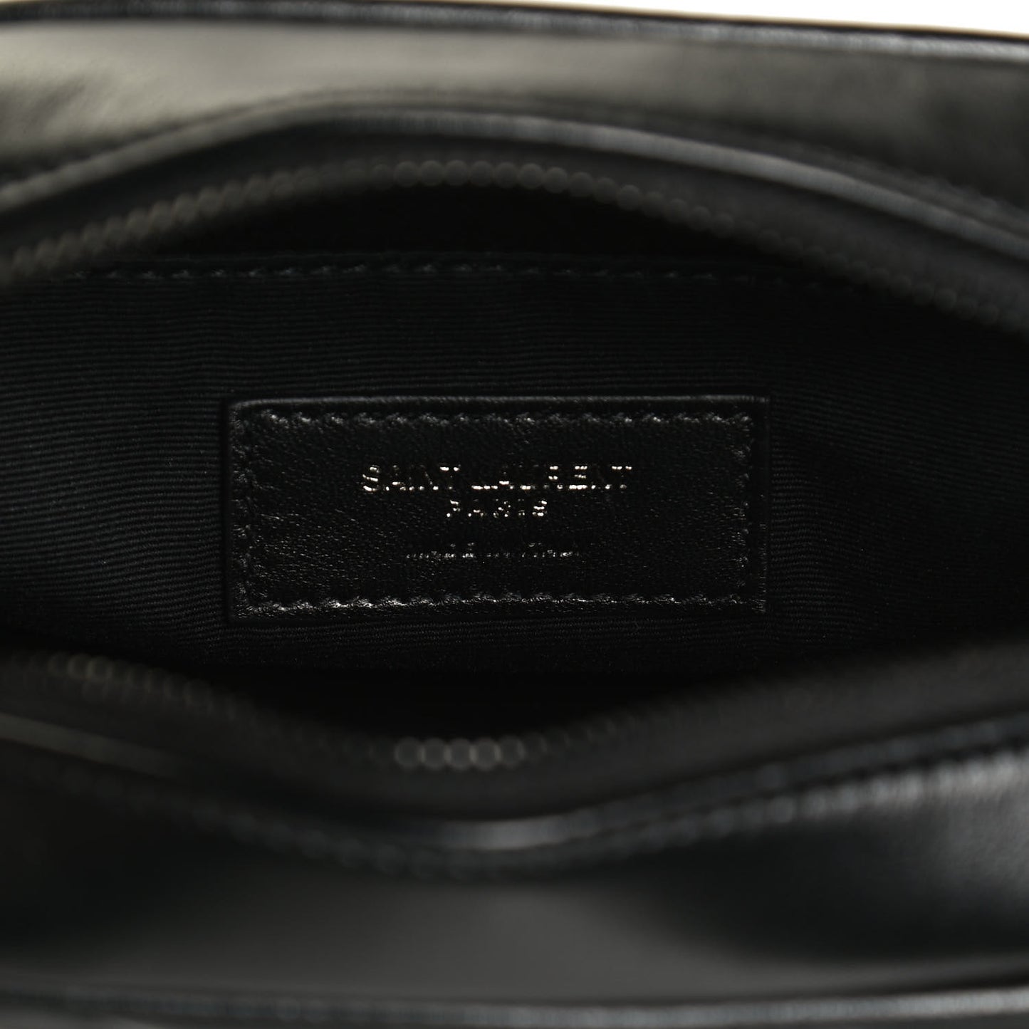 Calfskin Matelasse Monogram Lou Belt Bag Black