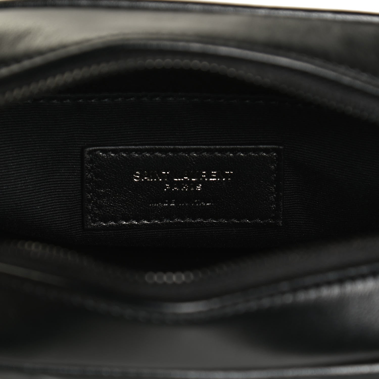 Saint Laurent Calfskin Matelasse Monogram Lou Belt Bag Black 5 of 12