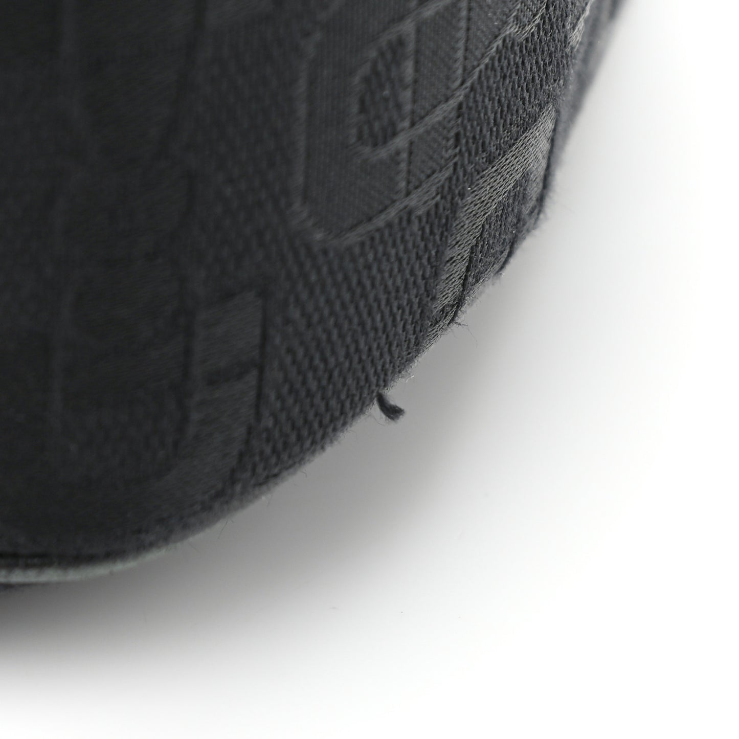 Canvas Horsebit Hobo Black