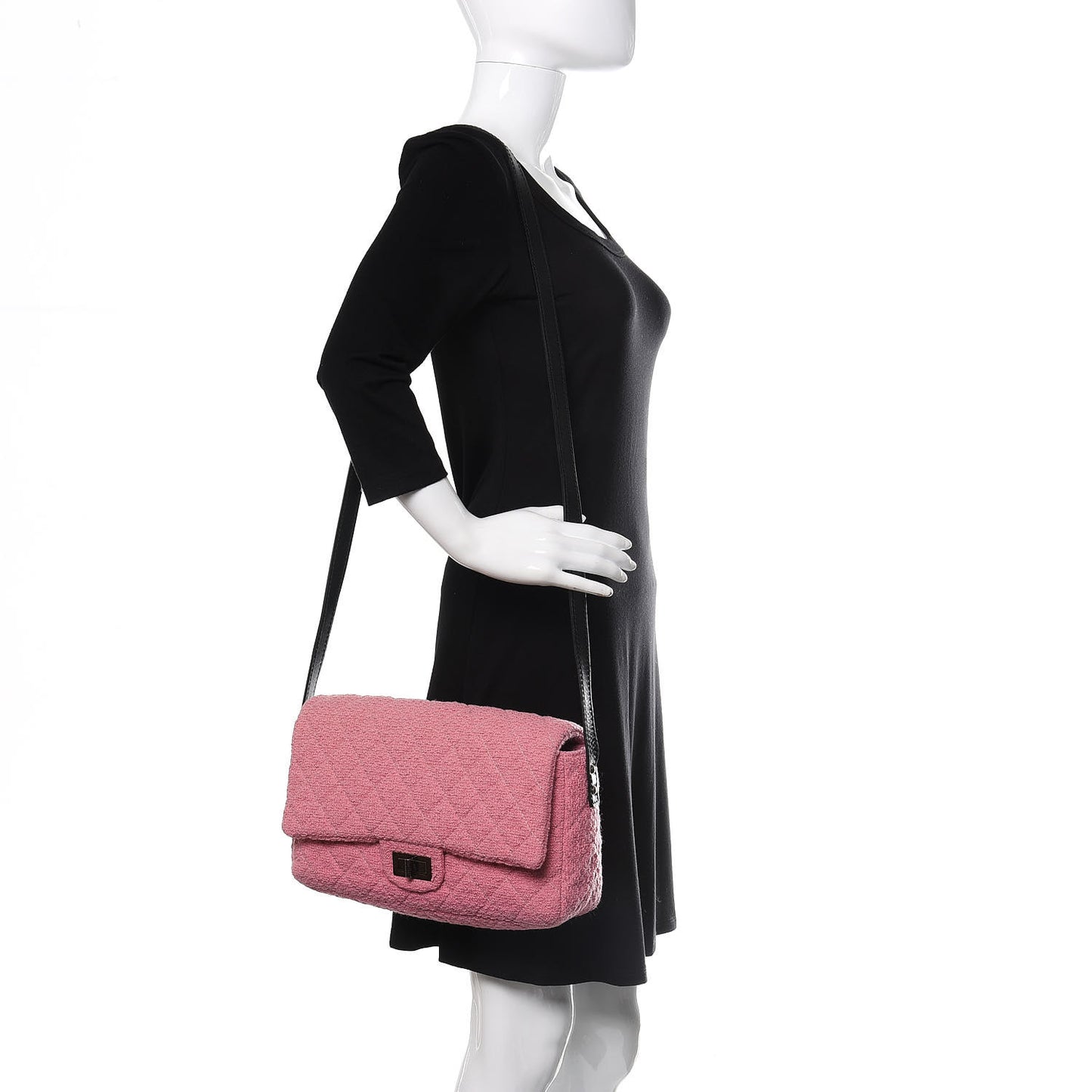 Tweed Reissue XL Maxi Jumbo Flap Pink