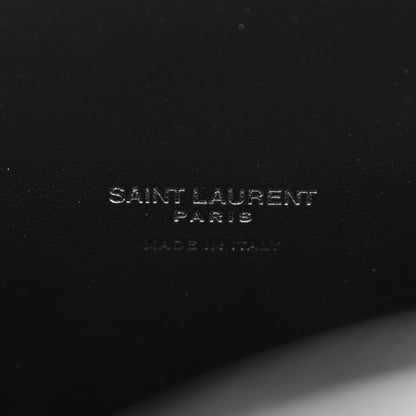 Saint Laurent Calfskin Crocodile Embossed Baby Sac De Jour Black 6 of 10