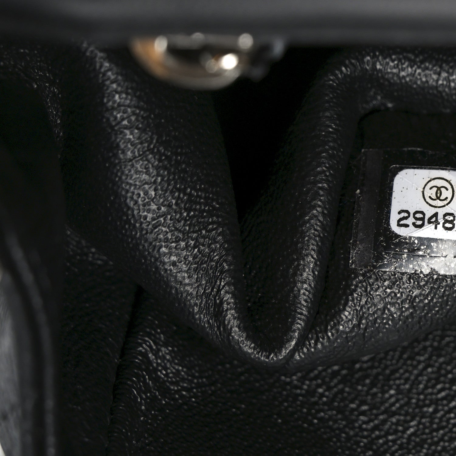 Chanel Lambskin Quilted Mini Rectangular Flap Black 7 of 11