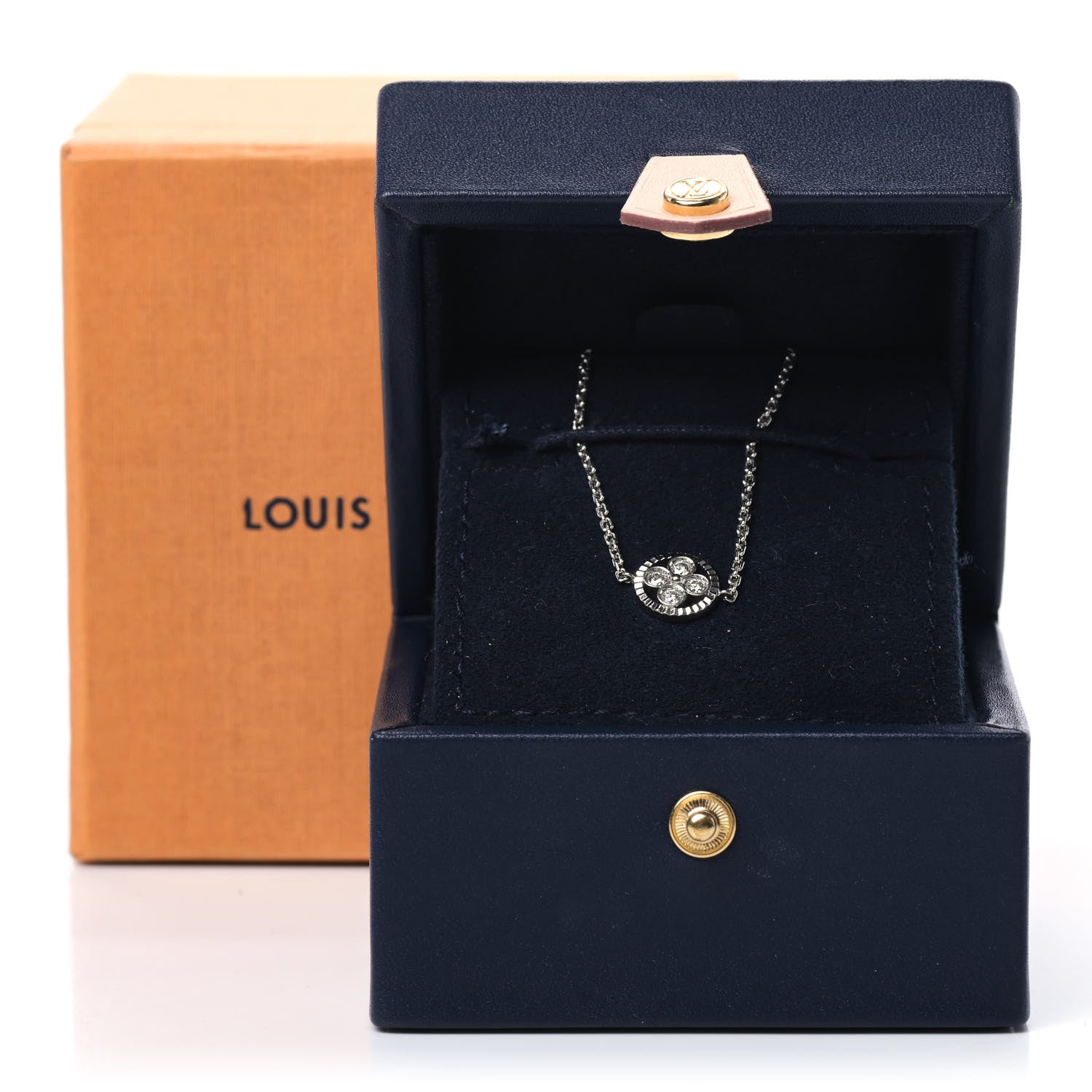 Louis Vuitton 18K White Gold Diamond Blossom BB Bracelet 5 of 5