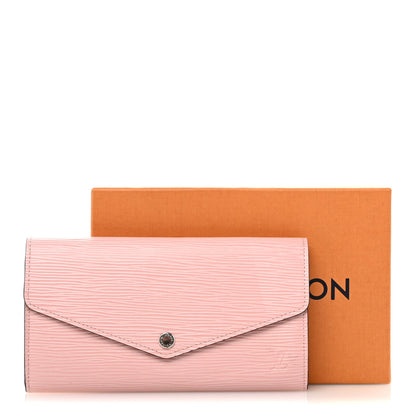 Louis Vuitton Epi Sarah Wallet NM Rose Ballerine 10 of 10