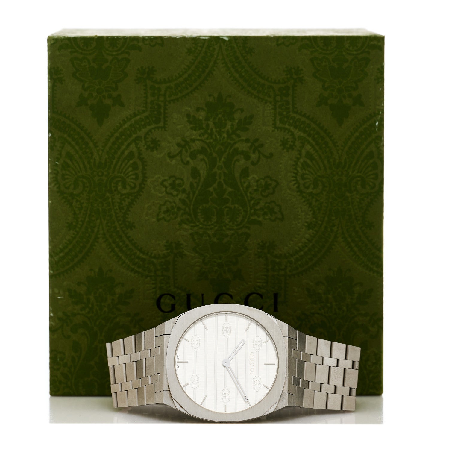 Gucci Stainless Steel 34mm 25H Quartz Watch 5 of 5