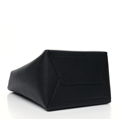 Celine Soft Grained Calfskin Sangle Bucket Bag Black 4 of 12