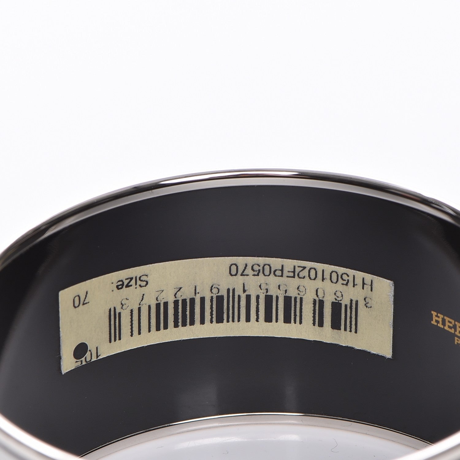 Hermes Enamel Printed Tenues Et Couvertures Extra Wide Bracelet 70 5 of 7