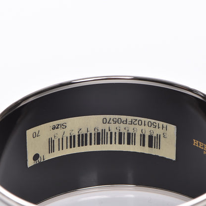 Hermes Enamel Printed Tenues Et Couvertures Extra Wide Bracelet 70 5 of 7