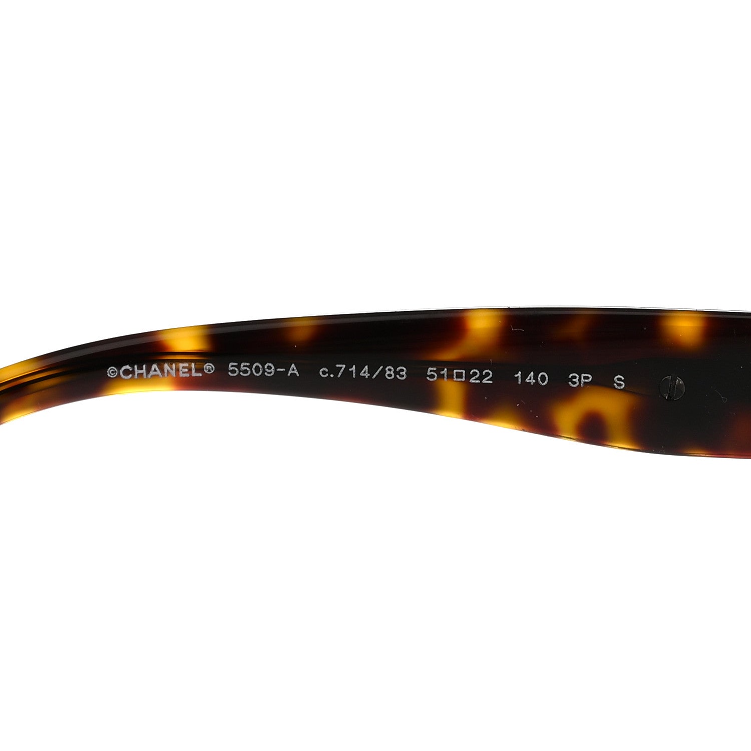 Chanel Acetate Square Sunglasses 5509-A Tortoise 5 of 7