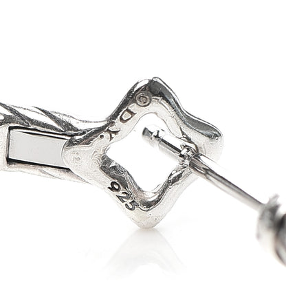David Yurman Sterling Silver Large Cable Classics Hoop Earrings 5 of 5