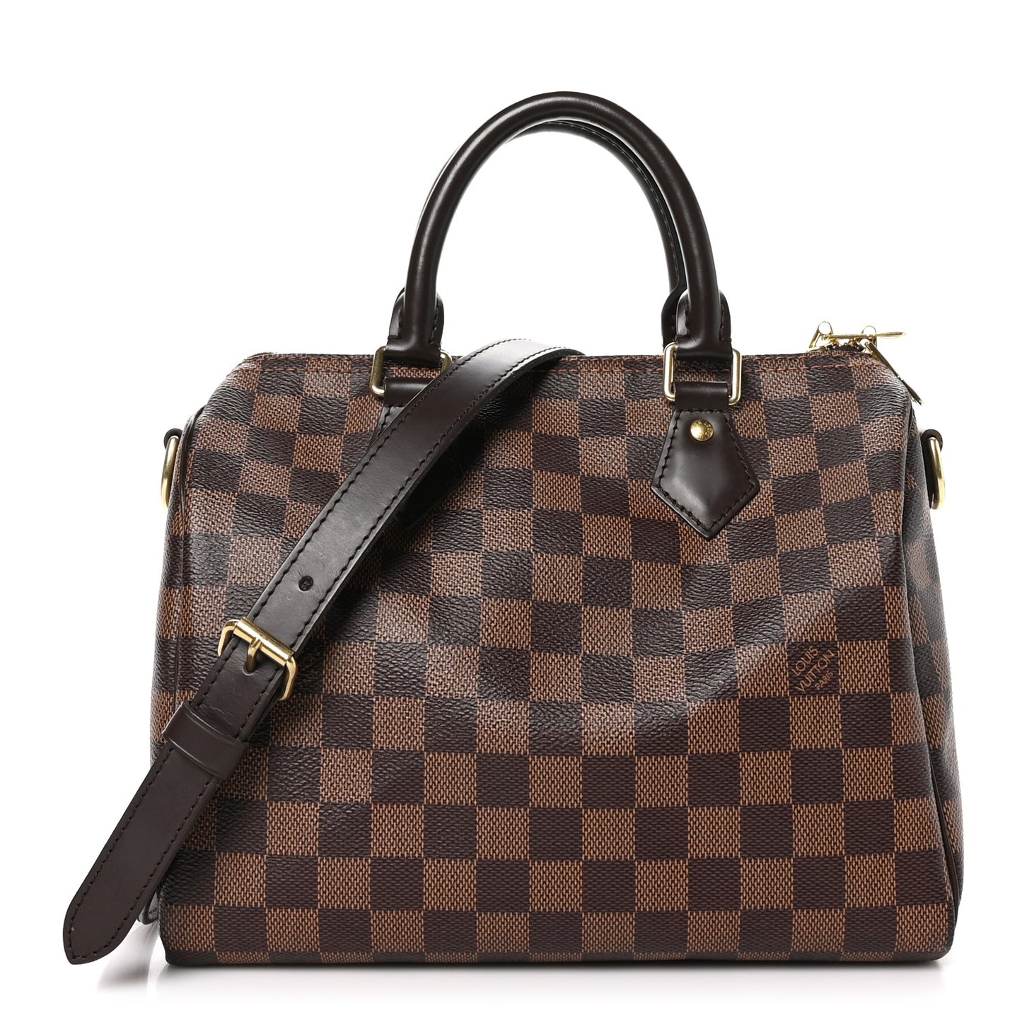 Damier Ebene Speedy Bandouliere 25