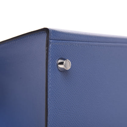 Hermes Epsom Kelly Sellier 32 Bleu Brighton 7 of 43