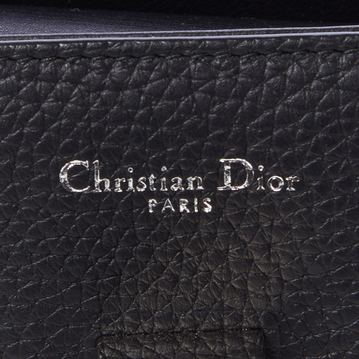 Christian Dior Bullcalf Medium Diorever Flap Black 9 of 9