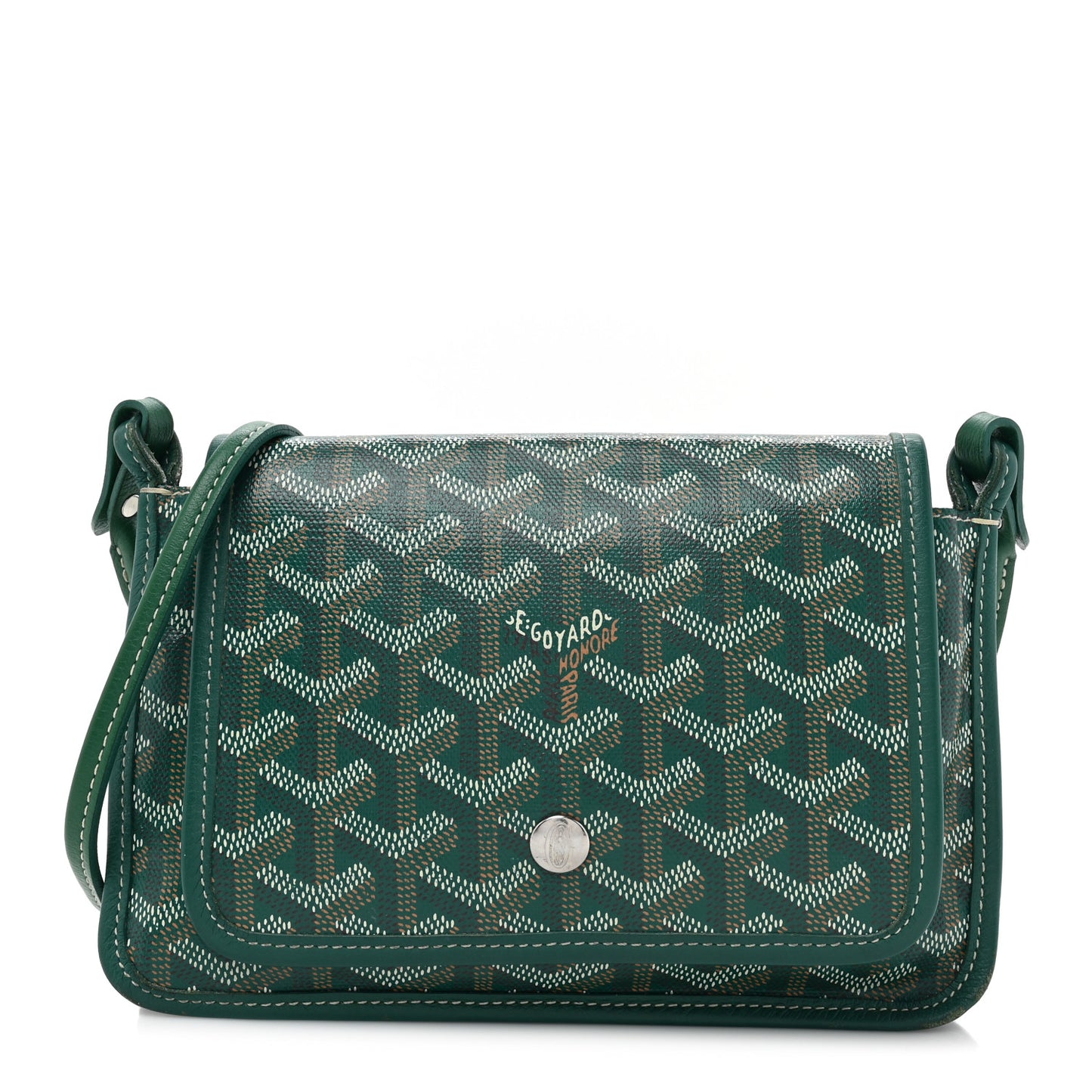 Goyardine Plumet Wallet Clutch Green
