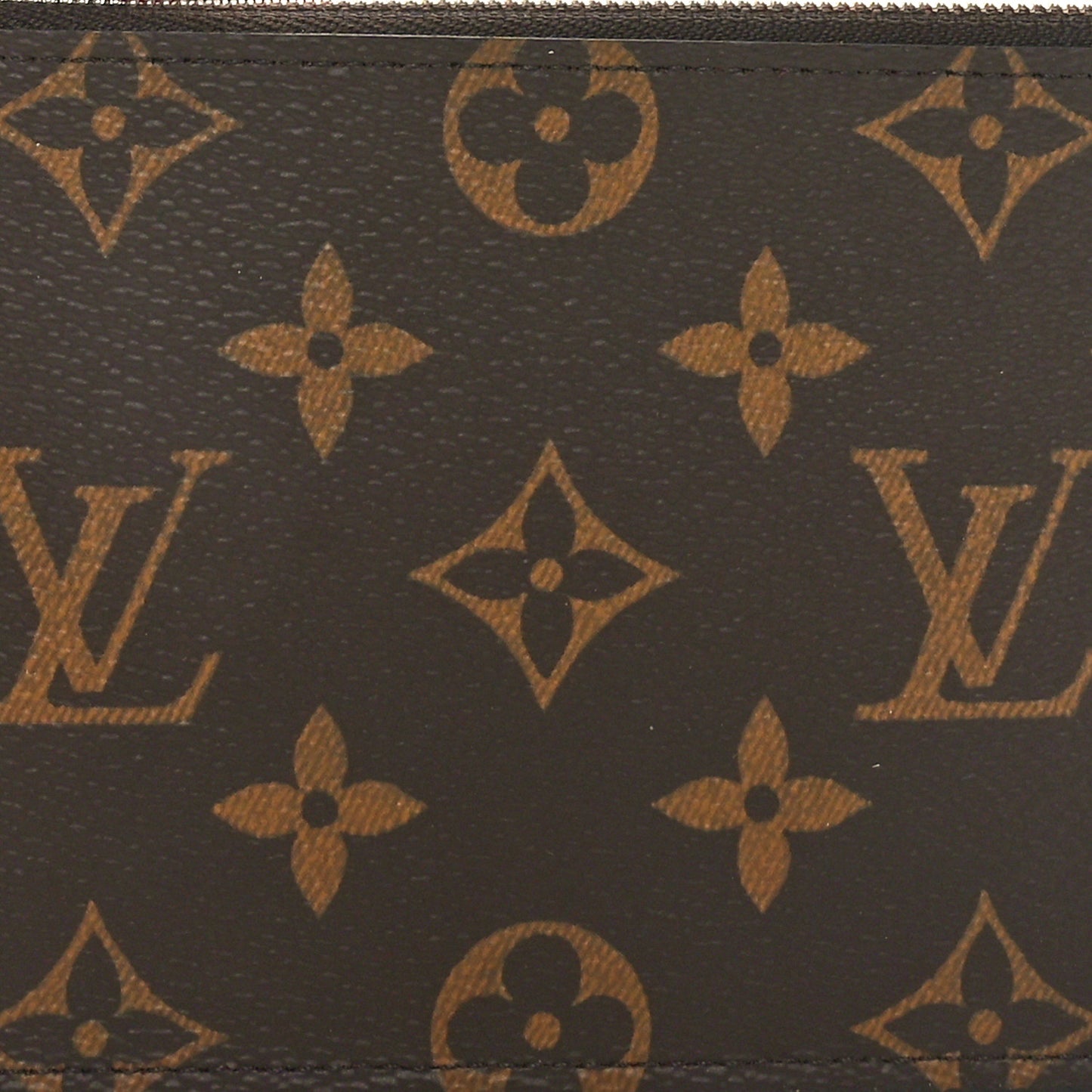 Monogram Felicie Chain Wallet Zippered Insert Fuchsia