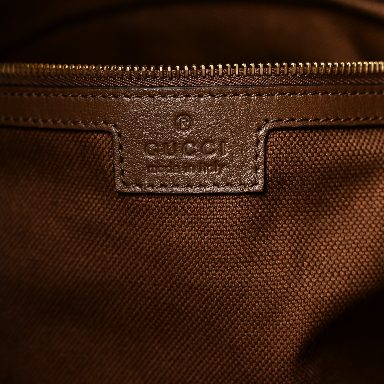 Gucci Suede Monogram Large Beatrix Tote Brown 6 of 10