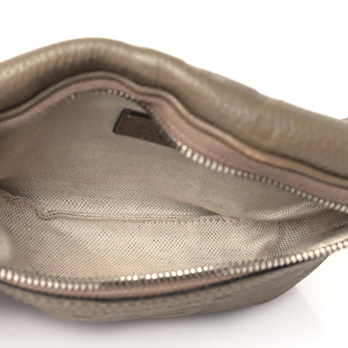 Piuma Calfskin Jumbo GG Embossed Small Belt Bag Good Taupe