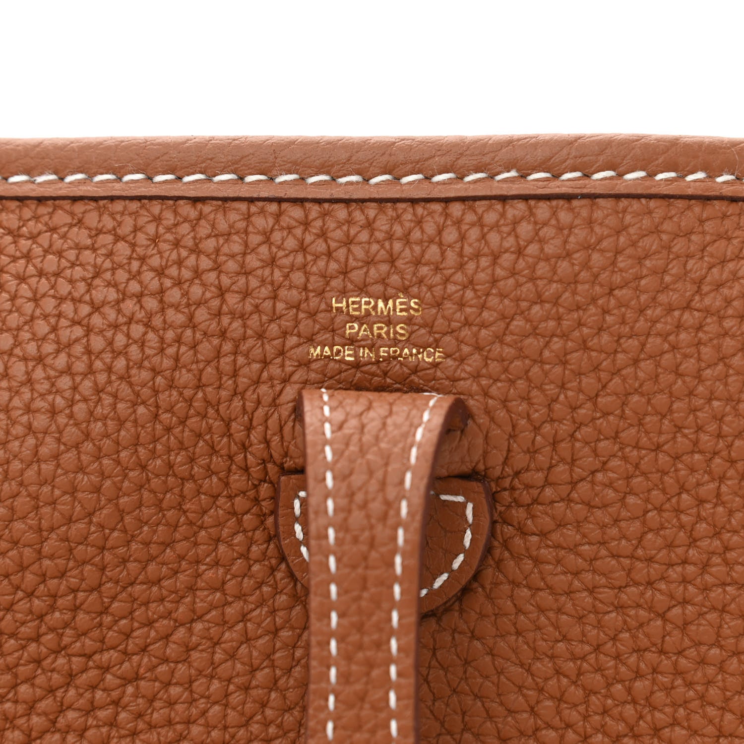 Hermes Taurillon Clemence Evelyne TPM Gold 6 of 11