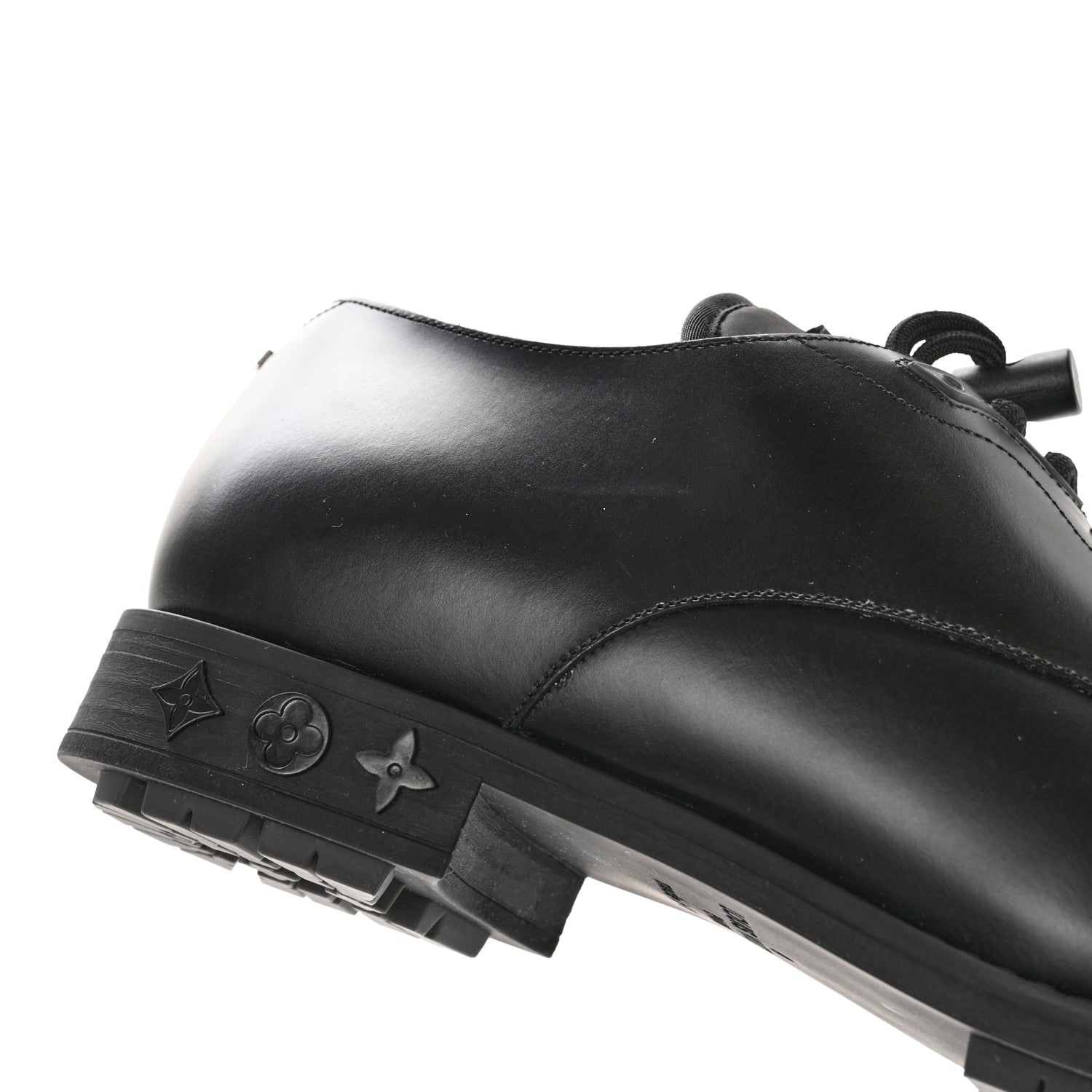 Louis Vuitton Calfskin Mens Vendome Flex Derby 9 Black 10 of 11