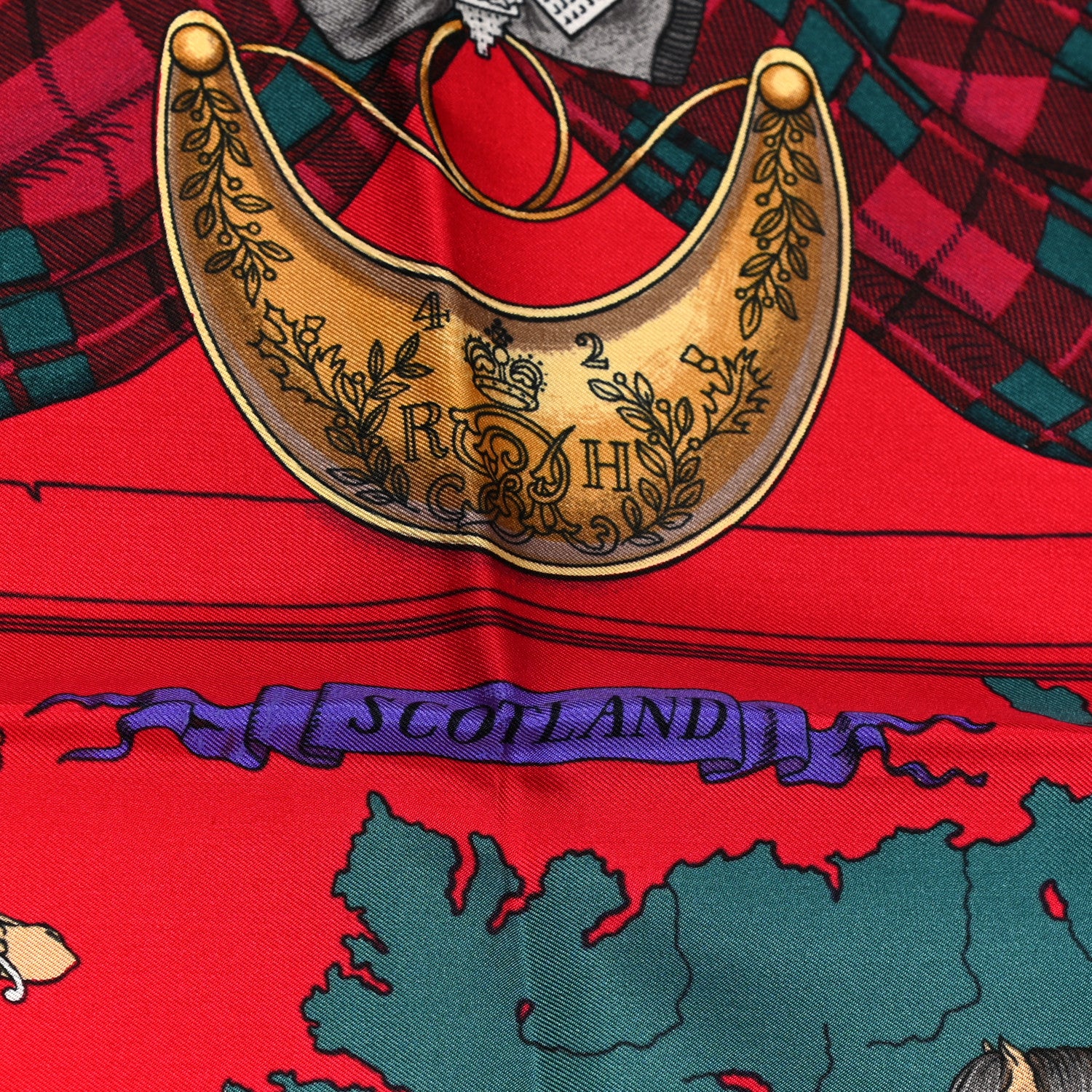 Hermes Silk Scotland Scarf 90 4 of 6