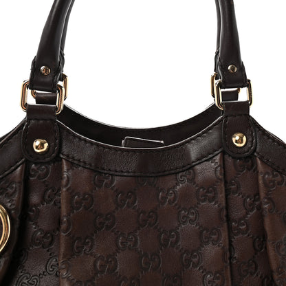 Gucci Guccissima Medium Sukey Tote  Chocolate 8 of 10