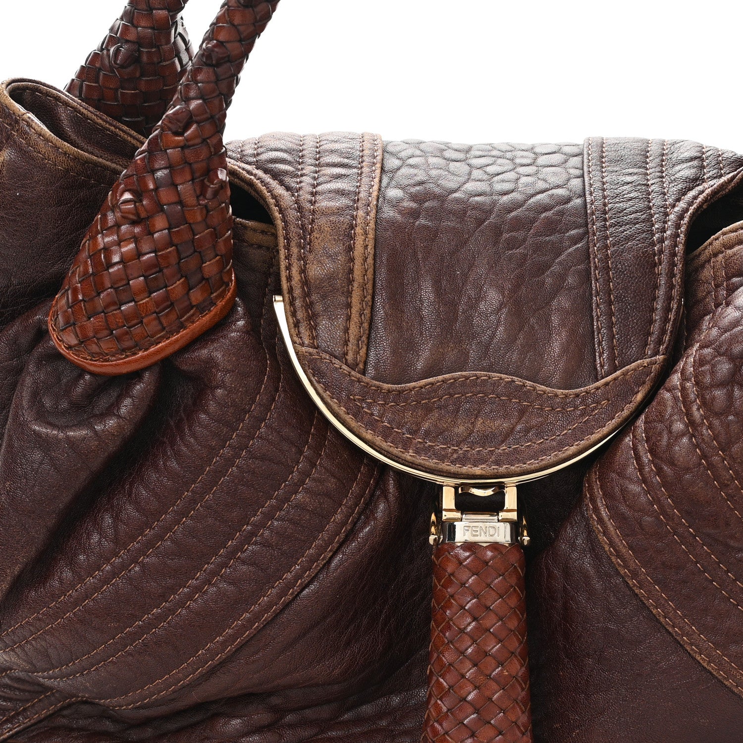 Fendi Nappa Nuvolata Spy Cognac 8 of 11