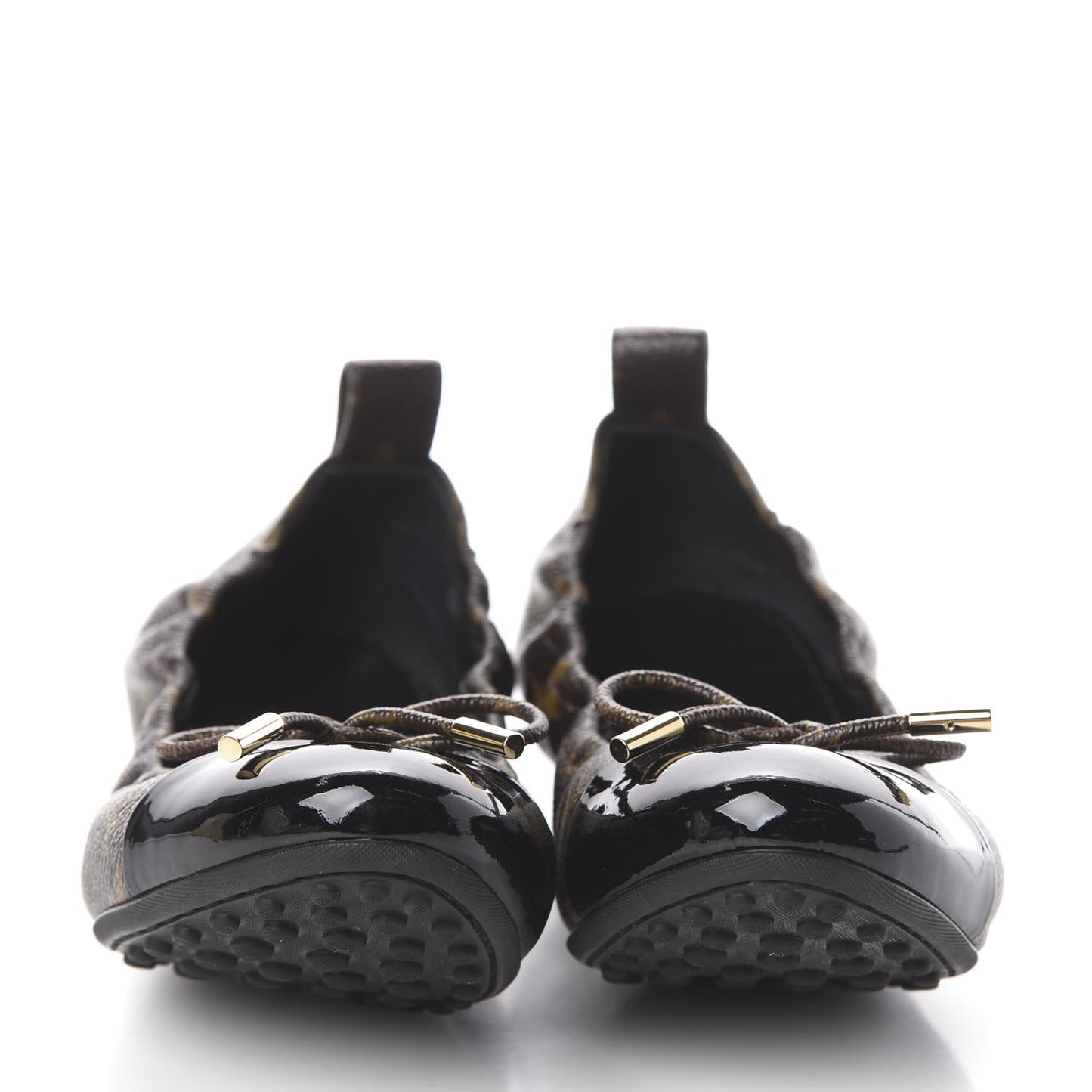 Monogram Flirty Ballerina Flats 38 Black