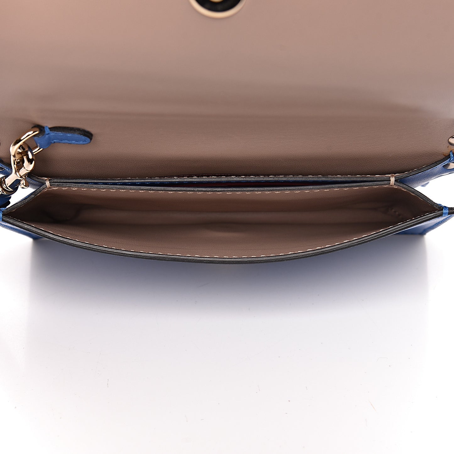 Nappa Small Rockstud Wristlet Clutch Light Sapphire