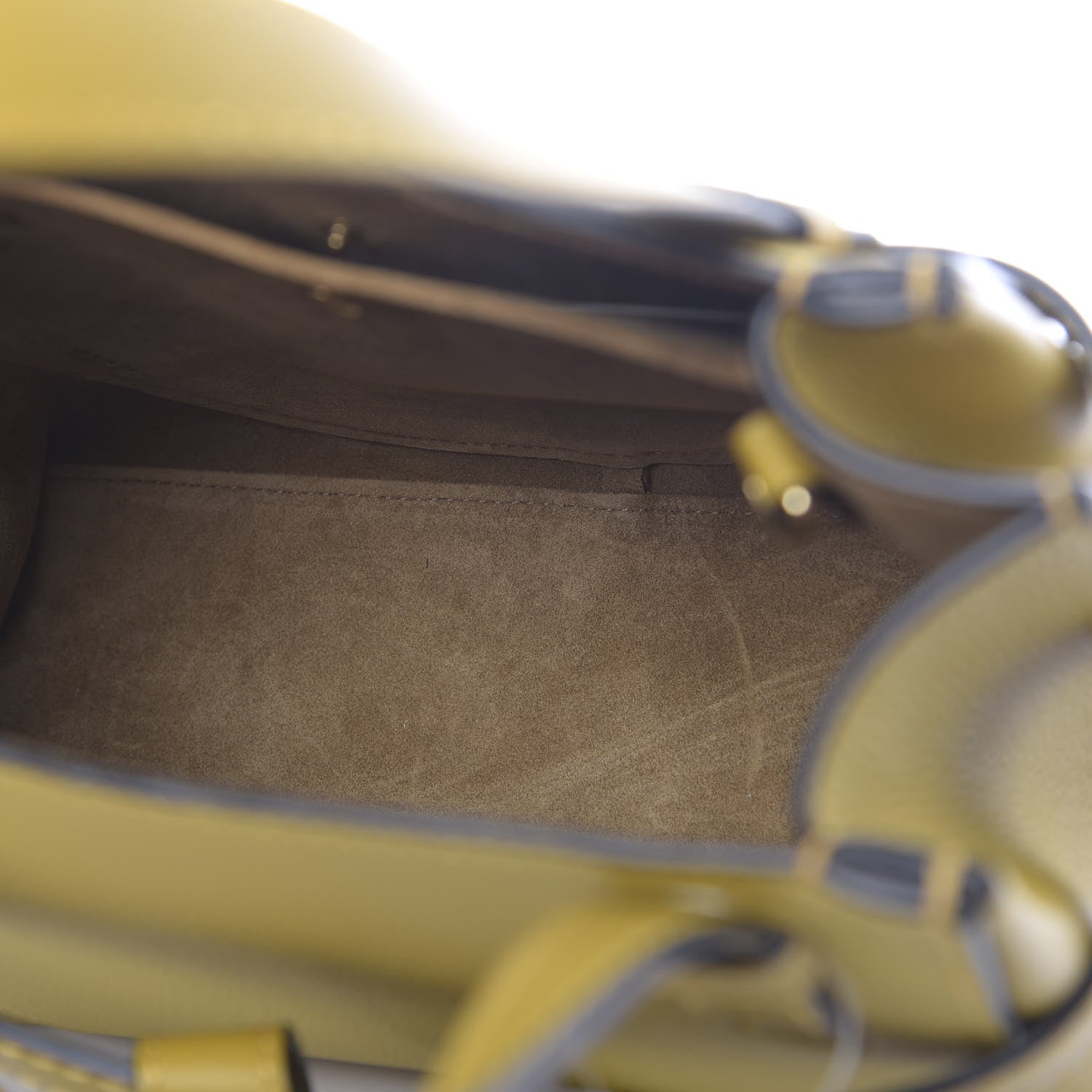 Loewe Calfskin Mini Gate Tote Ochre 5 of 10
