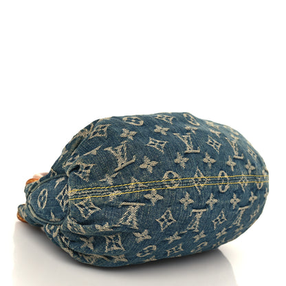 Louis Vuitton Monogram Denim Pleaty Blue 4 of 11