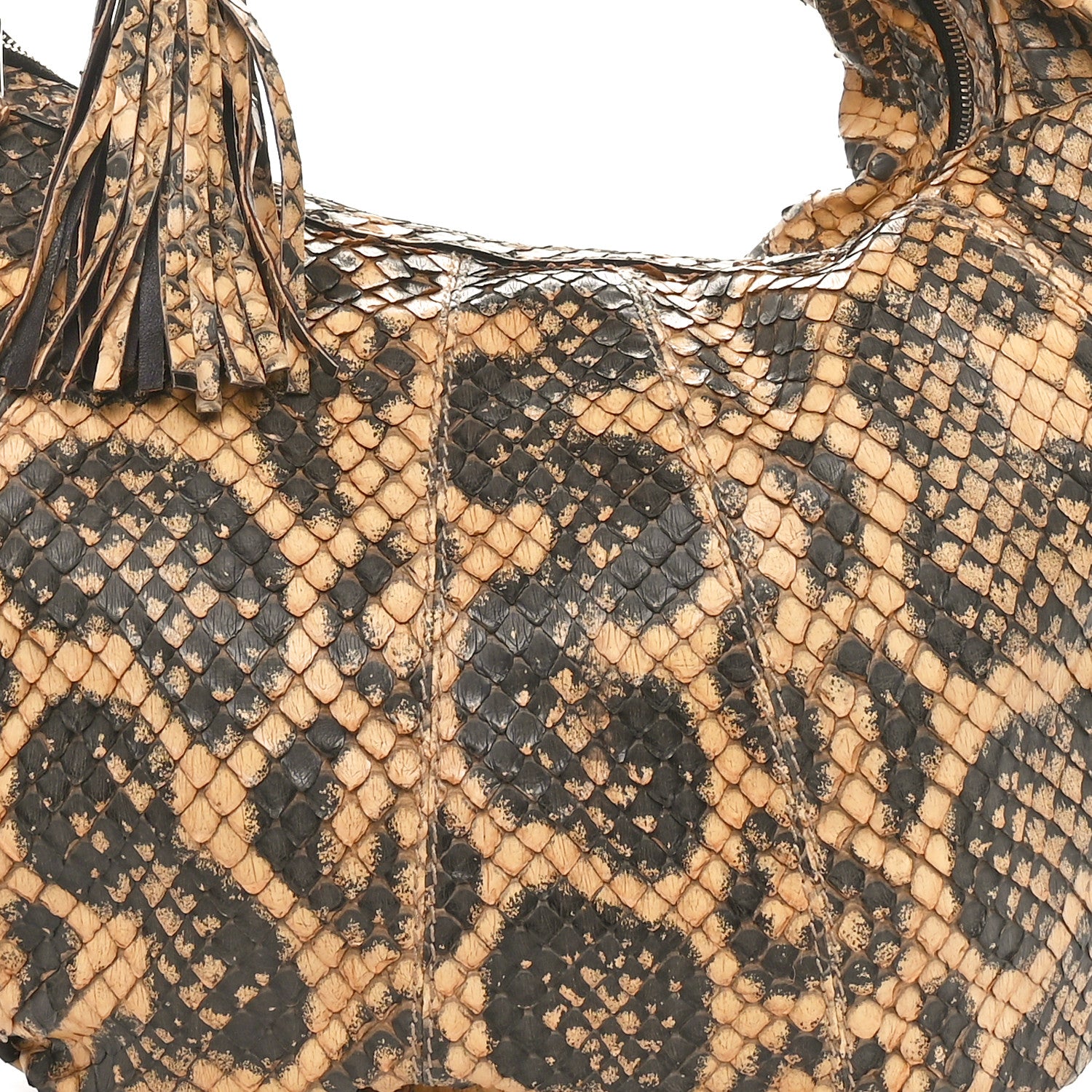 Gucci Snakeskin Medium Sienna Hobo Brown Multicolor 8 of 10