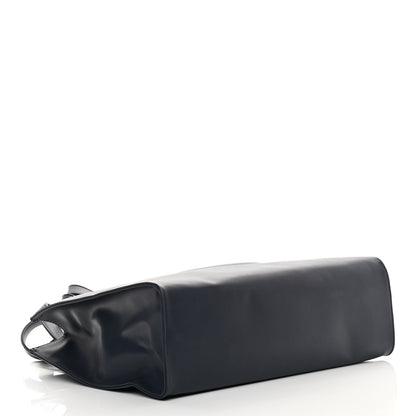 Telfar Vegan Leather Medium Shopping Bag Navy 4 of 10